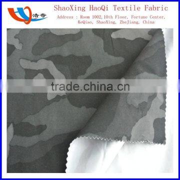 China supplier designer fabric 100% polyester camouflage fabric used clothing