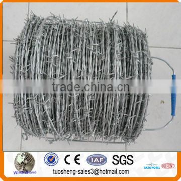 Security fence barbed wire,galvanized barbed wire fence,Anti climb barbed wire fence