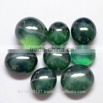 117.80 Ct Emerald Green Star Sapphire 6 Rays Lab Created Stone photo-2
