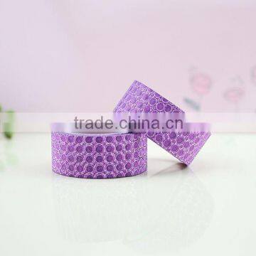 XG-10022 custom printed DIY glitter tape glitter washy tape                        
                                                Quality Choice