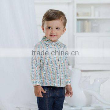 DB1632 dave bella 2014 autumn cotton baby tops baby shirts wholesale baby shirts tank top balloon printed shirt