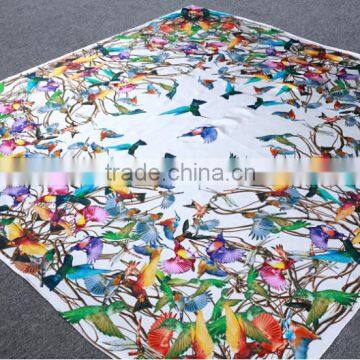 Coloeful Design for 100% Silk Square Scarf,16 Mm, Crepe photo-2