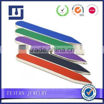 Wholesale Personalized Metal Enamel Collar Stays High Quality Custom Collar Bone photo-2