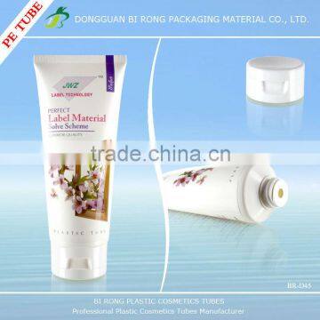 White Plastic Cosmetics Labeling Packs/Tubes