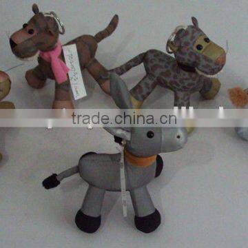 Reflective Horse Keychain