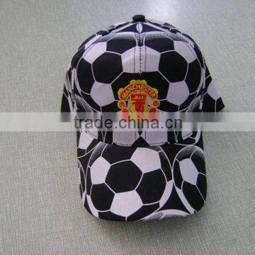 holiday customized full-printing Football Cap with embroidery logo