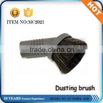Dusting brush for vacuum cleaner parts