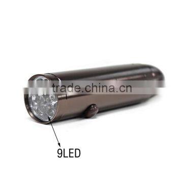 Aluminium Alloy 9 LED Flashlight With Emergency Hammer, Emergency Flashlight photo-3