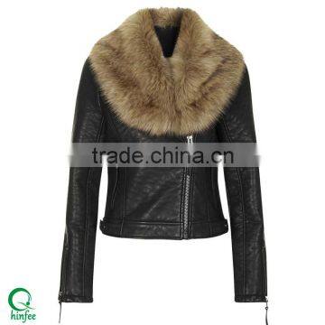 Women Fashion PU Leather Jackets