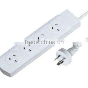 Australia power cord plug wiht 4 plug seat