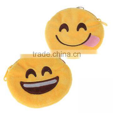 New Arrival Soft Smile Face Emoji Wallet Toys Yangzhou Made