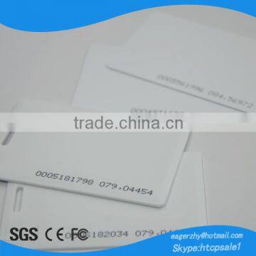 Clamshell Card Thick Proximity 125khz Card with numbers print outside