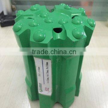 Ballistic spherical button rock carbide drill bits for hardened steel