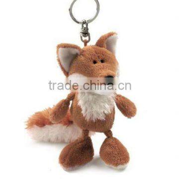 HI 2013 EN71 fox Animal plush keychain