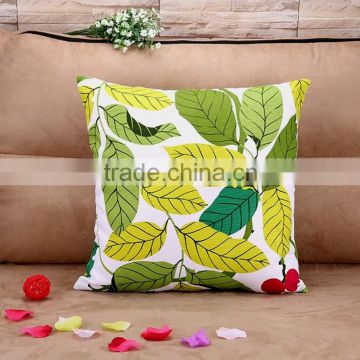 Pure Cotton Tree Leaves Environmental Protection Cushion Cover