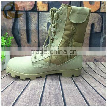 2015 hot sale leather cheap price army military desert boots shoes