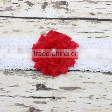 Hot sales baby girls flower lace headband High Quality Newborn Lace Headbands