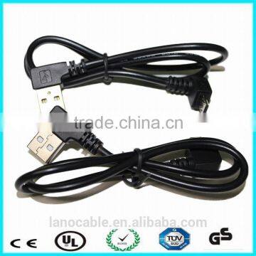 1M Black 90 Degree Usb2.0 Charging Cable photo-5