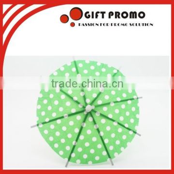 Paper Green Colour Cocktail Umbrella