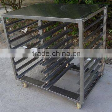 12 Trays Stainless Steel Rotary Trolley For Sale photo-6