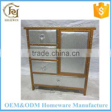 Wood Drawer Cabinet used beauty salon furniture