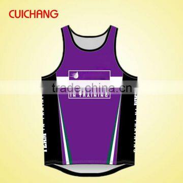 custom made running singlet for teams