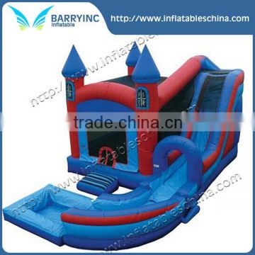 Funny Inflatable Bouncy Castle , Waterproof Inflatable Air Castle With CE Blower