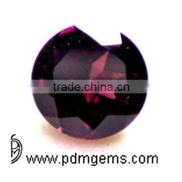 Rhodolite Garnet Round Cut Faceted For Gold Necklace From Manufacturer