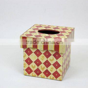 square decal wooden box