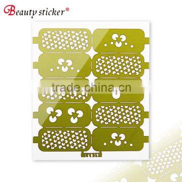 Bowknot Heart Nail Stencil Sticker photo-4