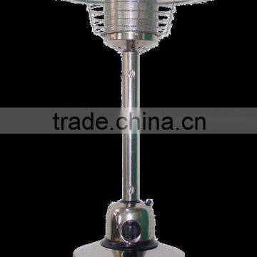 Table-top patio heater stainless steel