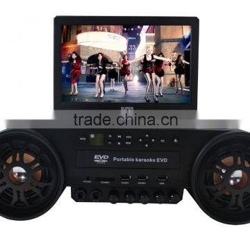 Portable karaoke multimedia dvd player portable flac dvd player