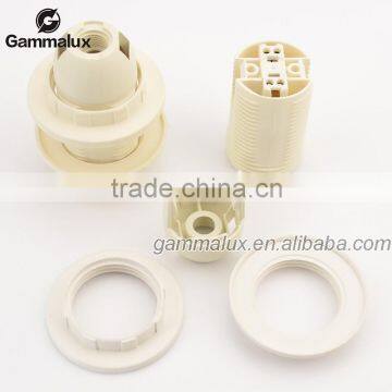Top Quality White Plastic Shell E14 Bulb Socket Lamp Holder Adapter 250V 2A photo-4