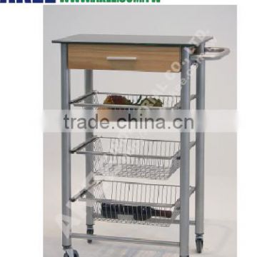 Kitchen storage rack microwave rack