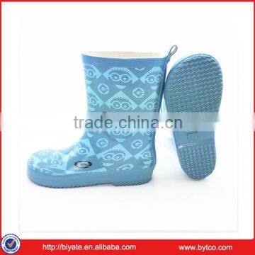 Hot sale duralbe fashion rubber Rain Boots for kids