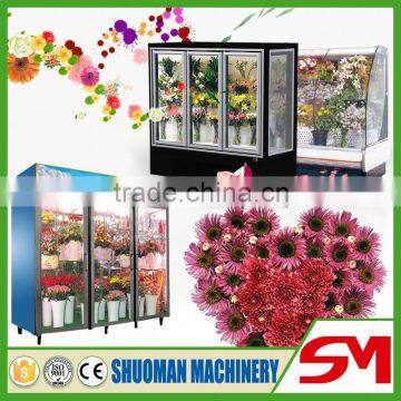 Economical and practical flower showcase for supermarket