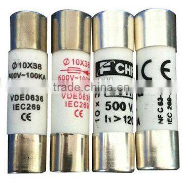 R015 10*38 cylindrical low voltage fuse link