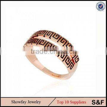 Gold Jewelry Plated 18K Gold Finger Ring Rings Design For Women With Price