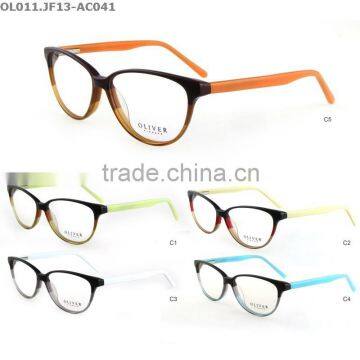 Designer eye glasses, eyeglass frame with big front