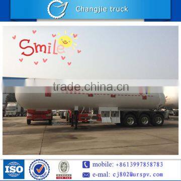 LPG tank 3 axles gas semi-trailer for sale in south america, singapore