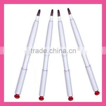retractable lipstick brush