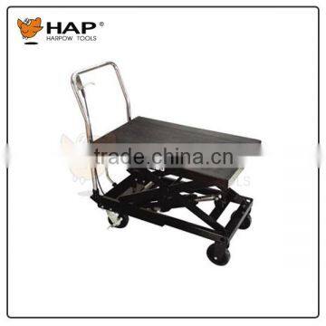 Easy operate hydraulic 600LBS lifing table trolley