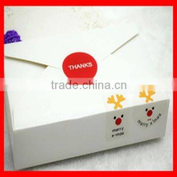 Super Design White Paperboard Special Cake Gift Storage Box Manufacture