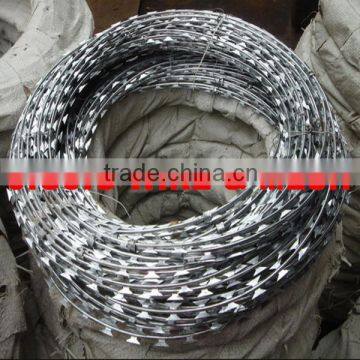 Anping good quality GI BTO razor barbed wire good price