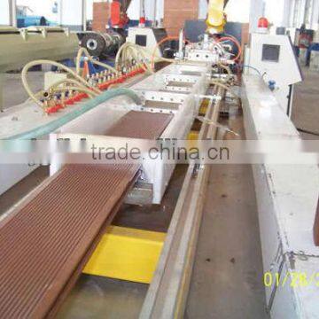 wood and plastic composite profile board extruder machine