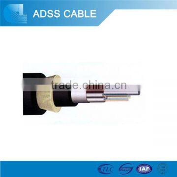 Outdoor G652D Fiber Optical Cable 48 Core Aerial ADSS Cable