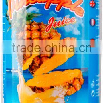 Canned Natural Pineapple Juice Beverage OEM private label