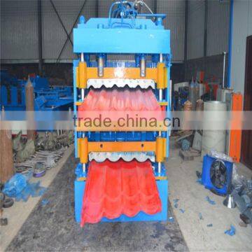 Double Deck Metal Roof Roll Forming Machinery photo-4
