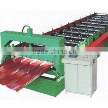 Steel sheet tile making machine