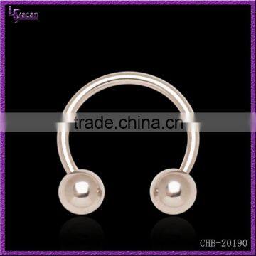 Beautiful Made In China 316L Steel Body Jewelry Hoseshoe Nose Lip Ring